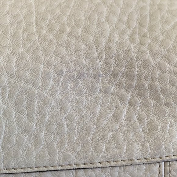 Coach white pebbled leather satchel - Picture 5 of 14